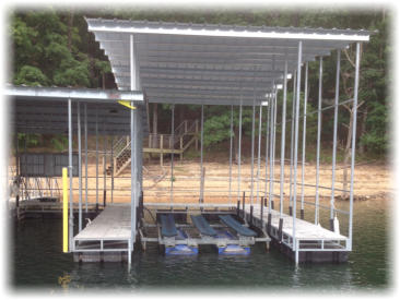 New Boat Dock Construction